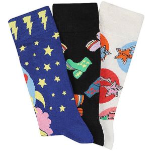 Happy Socks Herren Socken Elton John 3er Pkg. 41-46black Schwarz   Herren   P000855