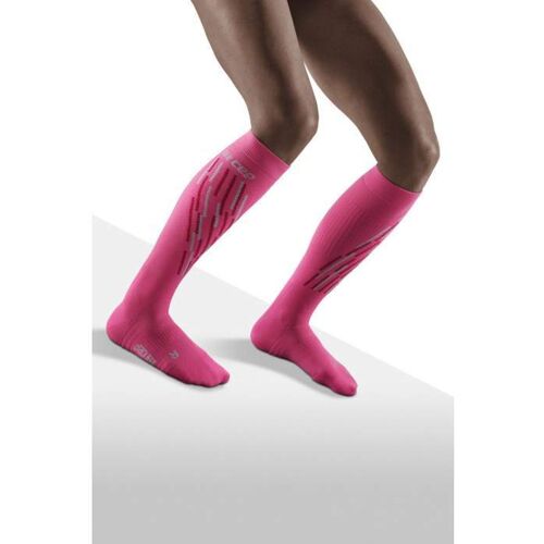 CEP Compression Thermo-Kompressionsstrümpfe für Skifahrerinnen CEP Compression – Rose