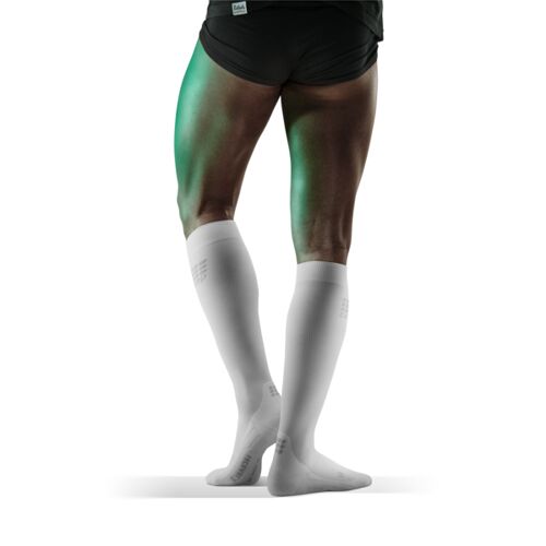 CEP Compression Hohe Kompressionsstrümpfe CEP Compression Blanc Größe 5 Homme