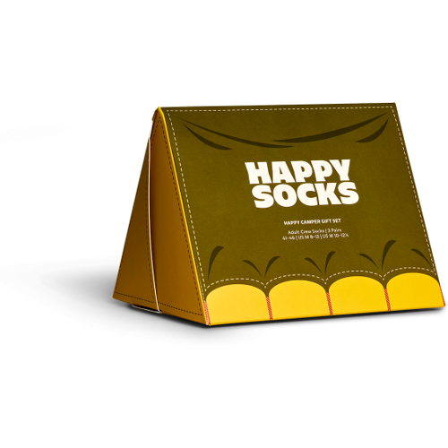 Happy Socks 3-Pack Happy Camper Socks Gift Set 41-46