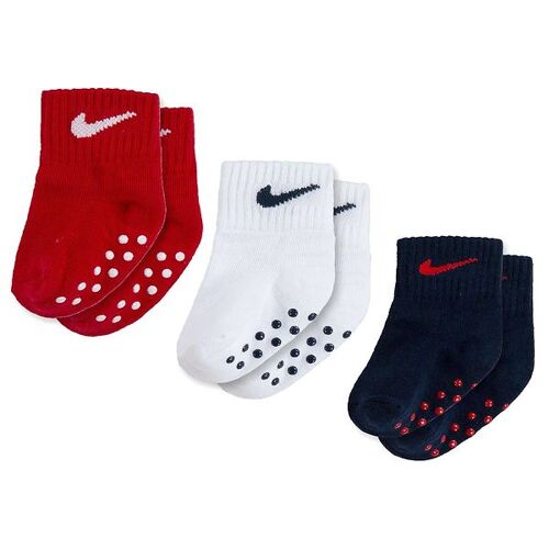 Socken - 3er-Pack - Universitätsrot/Navy/Weiß - Nike - 16/17 - Socken