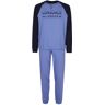 Lonsdale Langer Herrenpyjama aus Baumwolle Pyjama Herren Blau Größe XXL