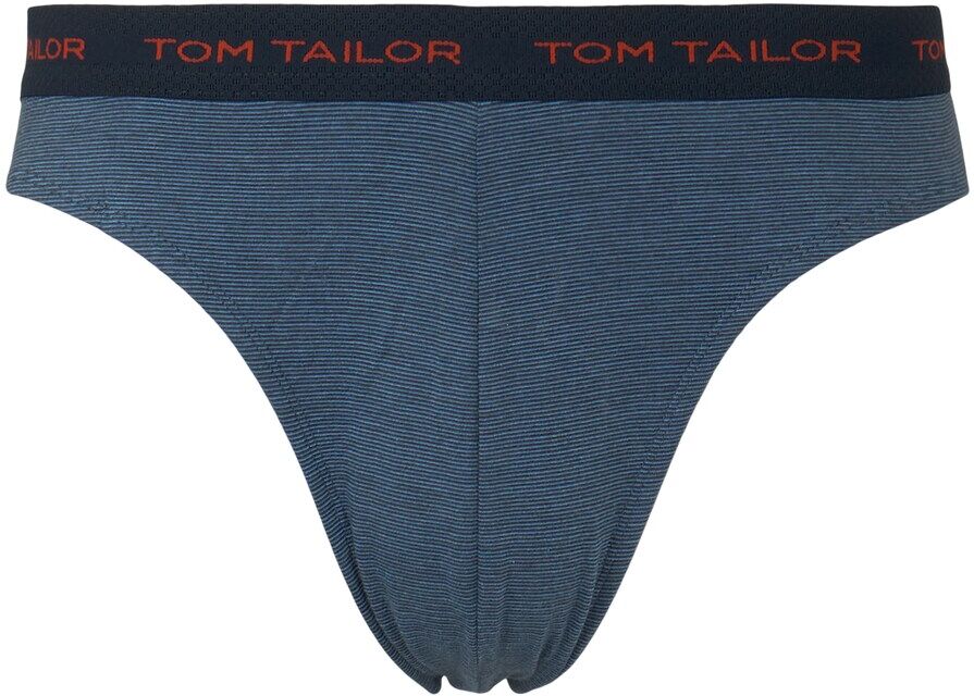 TOM TAILOR Herren Slip in Mélange-Optik, blau, Gr.M/5