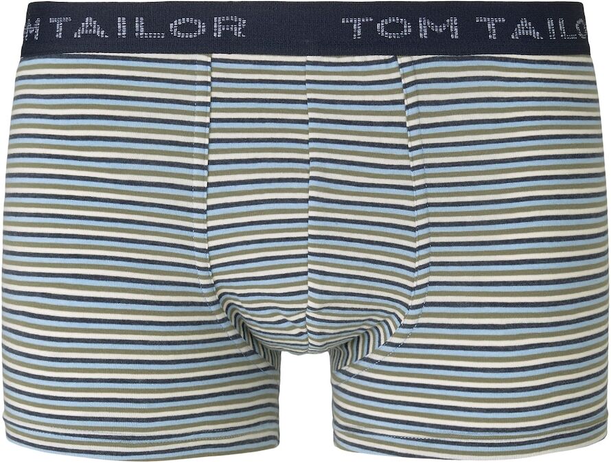 TOM TAILOR Herren Gestreifte Hip Pants, blau, Gr.M/5