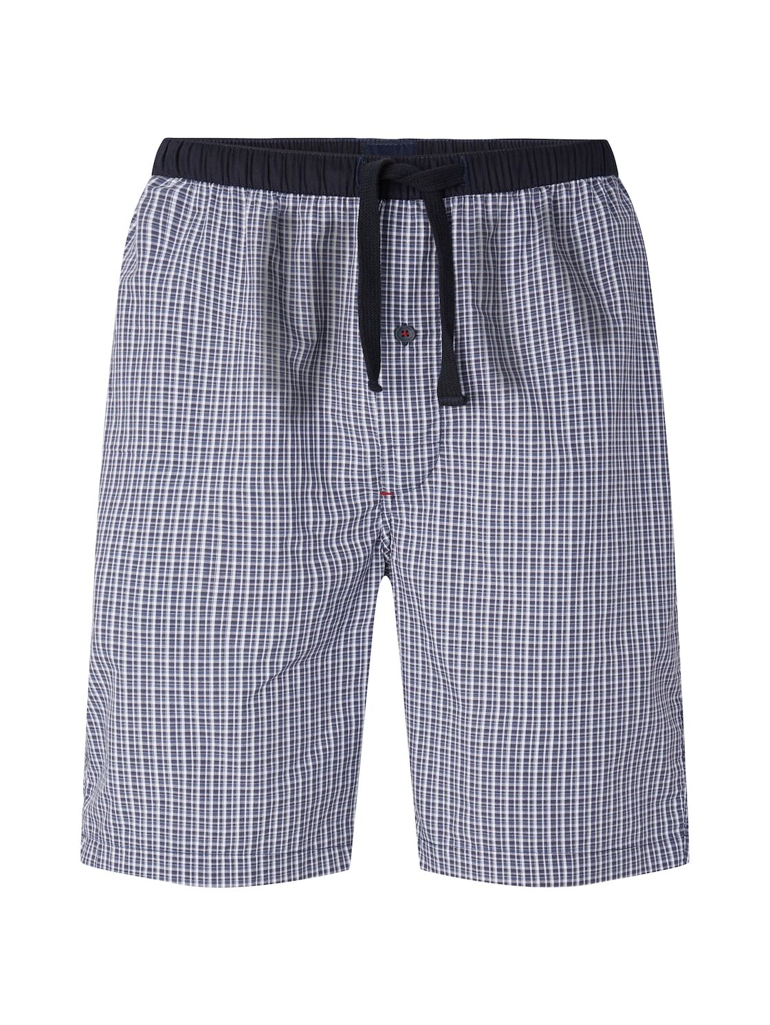 TOM TAILOR Herren Pyjama Shorts, blau, kariert, Gr.48/S