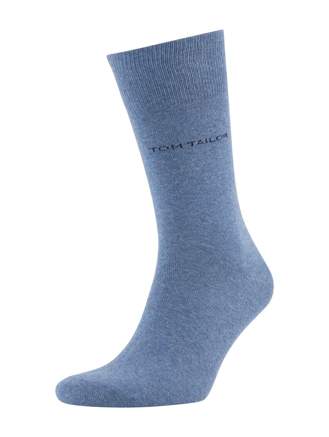 TOM TAILOR Herren Basic Socken im Doppelpack, blau, unifarben, Gr.43-46