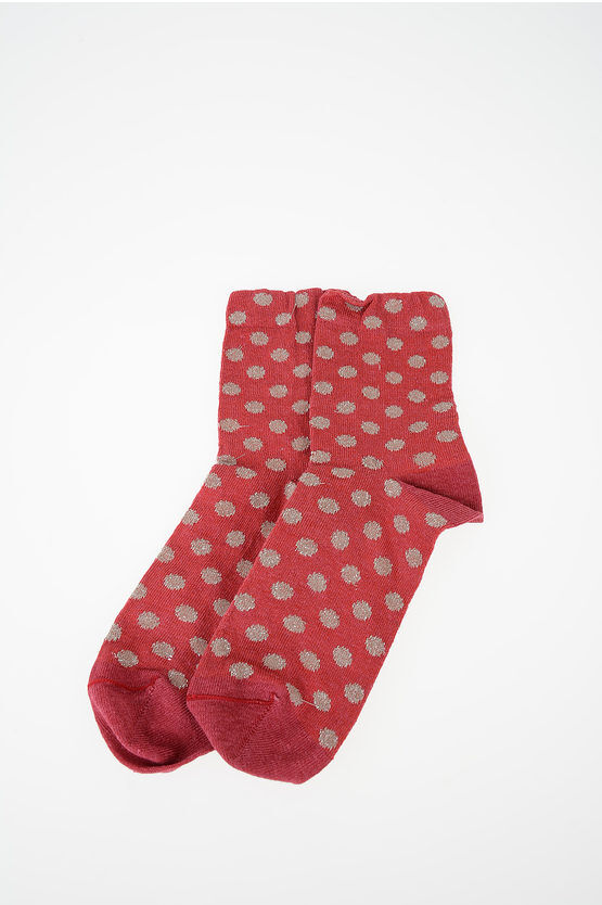 Alto Milano Flax Blend polka dots Socks Größe 39-41