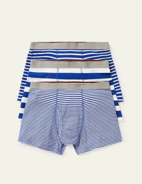 Boden Königsblau/Streifenmix, Set Jersey-Boxershorts im 3er-Pack Herren Boden, XL, Regal Blue Mix Stripe Pack