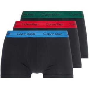 Calvin Klein 3 Pack Multi Color Low Rise Trunks