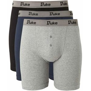 DUKE D555 London Mens Driver Kingsize Cotton Boxer Shorts (Pack Of 3)