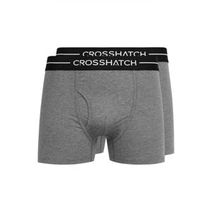 Crosshatch Ambek Boxershorts til mænd (pakke med 2)