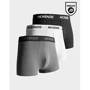 McKenzie Wyatt 3 Pak Boxer Shorts Herre, Grey