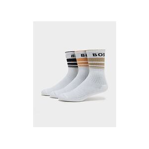 BOSS 3-Pack Crew Socks, White