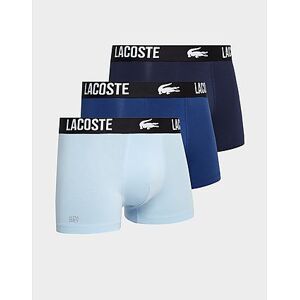 Lacoste 3 Pack Boxers, Blue