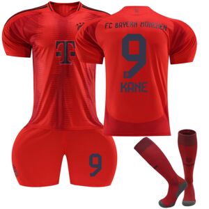 2024-2025 Bayern München hjemmefodboldtrøjesæt til børn med sokker nr. 9 Kane 28