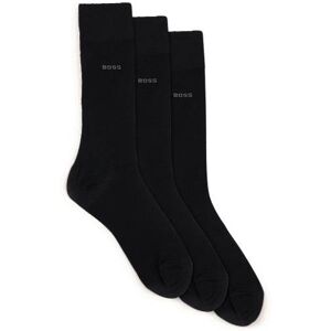 Boss Three-pack of regular-length socks in stretch fabric