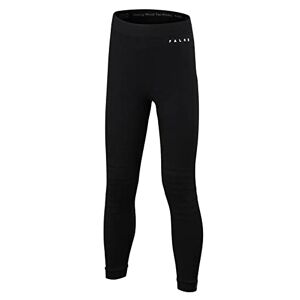FALKE ESS Kids Wool Tech. tights, UK size 3-4 (EU 134-40), Black, virgin wool mix Sweat wicking, fast drying, warm, protection in cold to very cold temperatures, ideal for ski