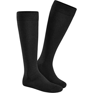 KUNERT Hudson Men's 014930 RELAX KLIMA Knee-High Socks, Black (Black 0005), 9/11 (Manufacturer size: 43-46)