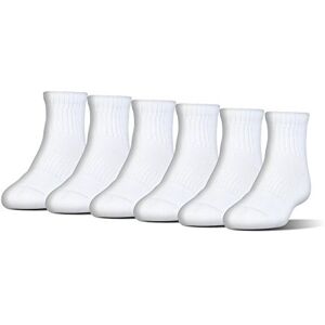 Under Armour Herren Socken UA Charged Cotton 2 Quarter, White, L, 1298736-100