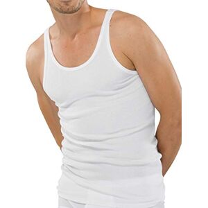 Schiesser Men's Vest, 005067-100, White (100-Weiss), XXXXX-Large (5XL)