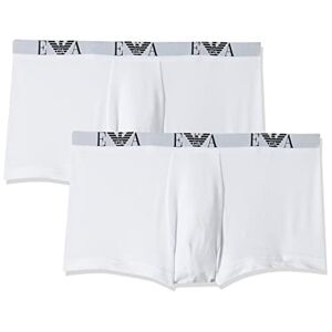 Giorgio Armani Men’s Intimates Boxer Shorts 111210CC715 (111210cc715) White (white) Plain, size: l