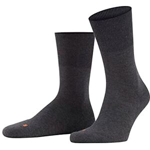 FALKE Unisex Running Socks, Cotton, Black, Grey, Many Other Colours, Thick, Reinforced Socks, without Pattern, with Medium Padding, Warm and Long for Everyday Use, Plush Sole, 1 Pair