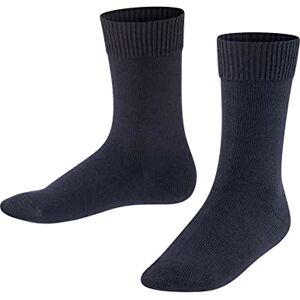 FALKE Unisex Kinder Socken Comfort Wool K SO Wolle einfarbig 1 Paar, Blau (Dark Marine 6170), 31-34