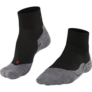 FALKE TK5 Men's Hiking Socks Short Hiking Socks with Merino Wool for Casual Shoes, Pack of 1, black, 46-48