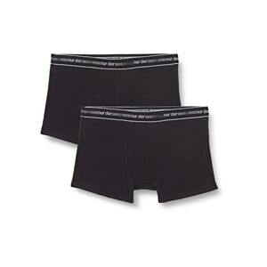 Nur Der Herren 3D-Flex Classic 827754 Men's Boxer Shorts Double Pack (Available in Other Colours) Black Medium