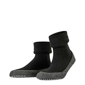 FALKE 1 Pair of Mens Cosyshoe Wool Slipper Socks, Black 3000., 41/42 EU