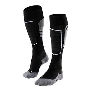 FALKE SK4 Mens Merino Wool Mix Ski Socks 1 Pair, black, 39-41