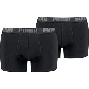 PUMA Men's Basic Boxer 2P Underwear, Black, XL