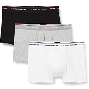 Tommy Hilfiger Men’s Shorts, Pack of 3 (3p Trunk) Black (Black / Grey Heather / White 004), size: xl