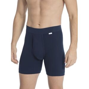 CALIDA Cotton 1:1 Boxershorts, extra lang Herren, Feinripp, mit Softbund und längerem Bein