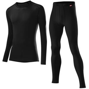 Löffler HR Transtex Men's Warm Thermal Underwear Set, black, 56