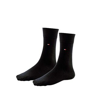 Tommy Hilfiger Th Men's Socks Classic 2p (Th Men Sock Classic 2p) Black (200 Black) Plain, size: 39/42