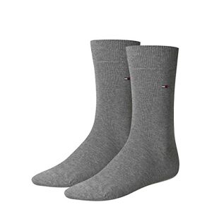 Tommy Hilfiger Men's Classic Socks, Pack of 2 (Classic Socks) Middle grey (middle grey blend), size: 47-49