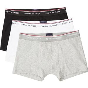 Tommy Hilfiger Herren 3er-pack Boxershorts, Black/Grey Heather/White, XXL