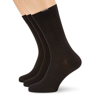 Nur Der Men's Calf Socks, 485525/Herren PasstPerfektSocken3er, Black (Schwarz 940), 9/11 (Manufacturer size: 43-46)