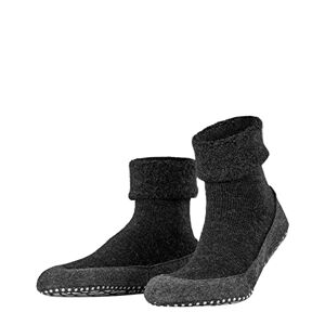 FALKE 1 Pair of Mens Cosyshoe Wool Slipper Socks, Grey Anthracite Melange 3080, 41/42 EU