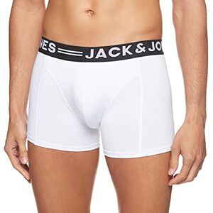 JACK & JONES Jack and Jones Men's Sense Trunks Core 1-2-3 2014 Set of 3 Boxer Shorts, White, Medium