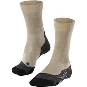 FALKE TK2 Cool Men's Hiking Socks, Functional Fibre, Calf Length, Hiking Socks without Merino Wool for Lightweight Hiking Shoes, Pack of 1, beige, 39-41