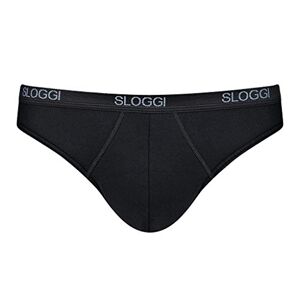 Sloggi Men's Basic Mini Briefs 2P, Black, Small (Manufacturer Size: 32)