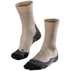 FALKE TK2 Cool Men's Hiking Socks, Functional Fibre, Calf Length, Hiking Socks without Merino Wool for Lightweight Hiking Shoes, Pack of 1, beige, 46-48