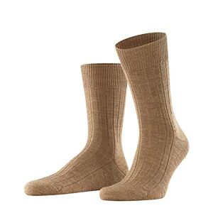 FALKE Men's Socks Virgin Wool Black Grey Many Other Colours Reinforced Men's Socks Without Pattern Breathable Thick Plain with Plush Sole UK Size 6-12 (EU 39-48) 1 Pair (Teppich im Schuh) Brown (Nutmeg Melange 5410), size: 41-42
