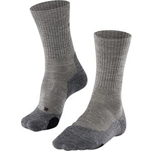 FALKE Men's Hiking Socks TK 2 Wool, Calf Length Hiking Socks with 70% Merino Wool for Light Hiking Shoes (Category A and A/B), 1 Pair, Various Colours, Sizes UK 6-9, UK 10-13., beige, 39-41