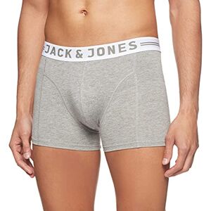 JACK & JONES Jack and Jones Men's Sense Trunks Core 1-2-3 2014 Set of 3 Boxer Shorts, Light Grey Melange, Small