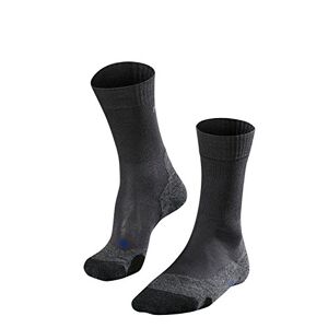 FALKE TK2 Cool Men's Hiking Socks, Functional Fibre, Calf Length, Hiking Socks without Merino Wool for Lightweight Hiking Shoes, Pack of 1, grey, 39-41