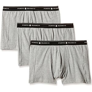 Blanco Herren Triplo Bóxer Basix Boxershorts, grau 654, Small (3er Pack)