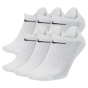 Nike Everyday Cushion-No-Show-træningsstrømper (6 par) - hvid hvid 38-42